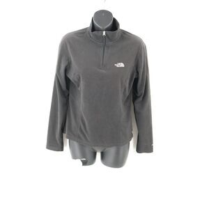 The North Face Womens TKA 100 Lightweight Fleece 1/4 Zip Size Small Black